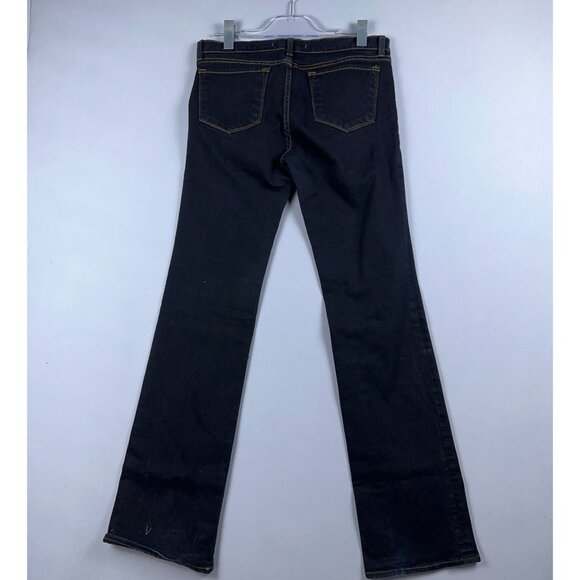 J Brand Straight Leg Jeans Womens Size 30 Low Rise Dark Wash Denim Blue - Picture 2 of 13